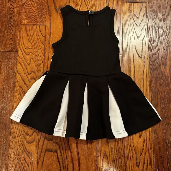 New Orleans Saints Fleur-de-Lis Cheerleader Bodysuit Dress Baby Girl 12 Months - Picture 6 of 12